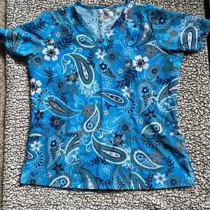 UA butter-soft stretch ladies scrub top